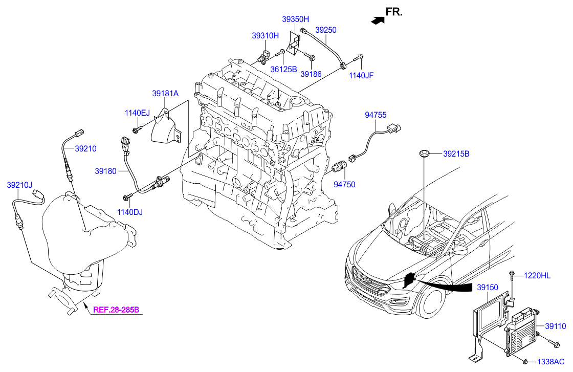 KIA-HYUNDAI 392102G150 - Sonda Lambda allinparts.ro