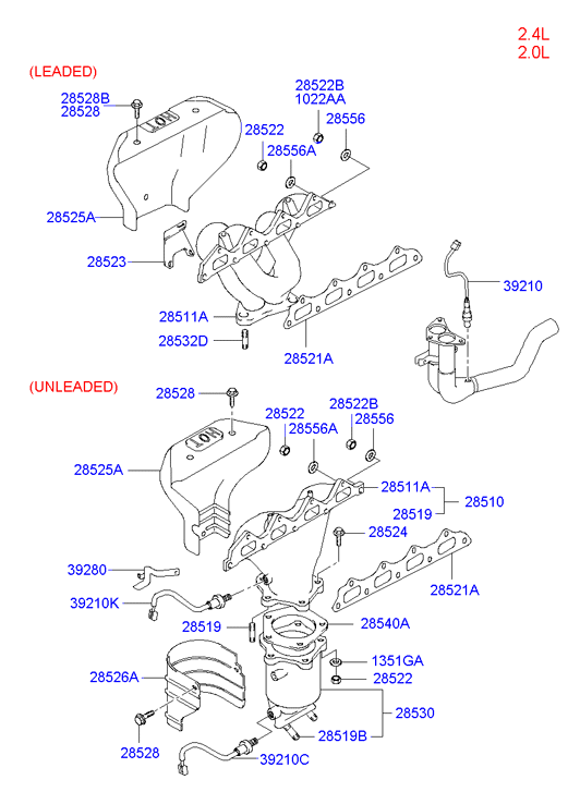 KIA-HYUNDAI 39210-38225 - Sonda Lambda allinparts.ro
