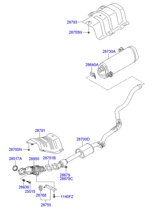 BMW 2869702000 - Arc, toba esapament allinparts.ro