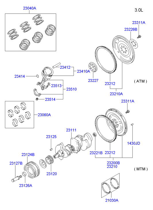 KIA-HYUNDAI 2322142020 - Rulment priza directa, ambreiaj allinparts.ro