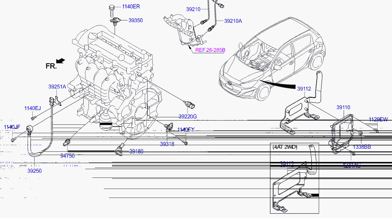 KIA-HYUNDAI 39210 03080 - Sonda Lambda allinparts.ro