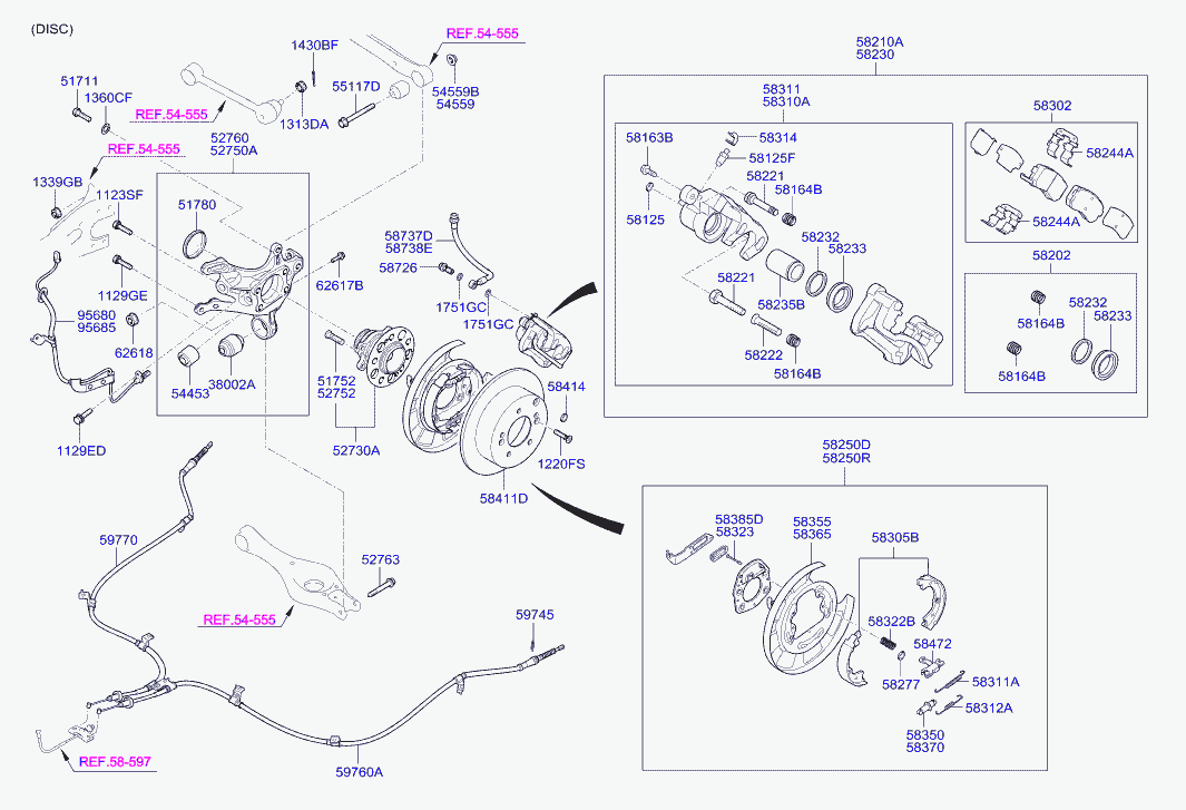 KIA-HYUNDAI 58310-2HA00 - Etrier frana allinparts.ro