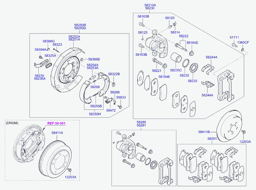 KIA-HYUNDAI 58320-4HA00 - Etrier frana allinparts.ro