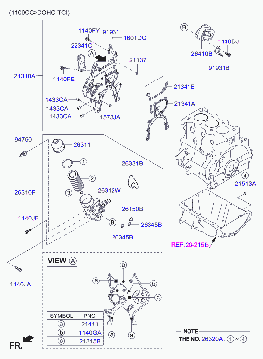 KIA-HYUNDAI 21331-2A310 - KIA-HYUNDAI 21331-2A310 - Garnitura, distributie allinparts.ro