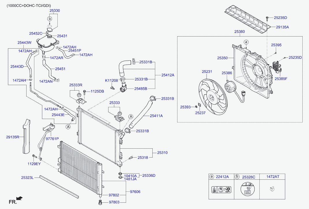 KIA-HYUNDAI 25330-B1000 - Buson,radiator allinparts.ro