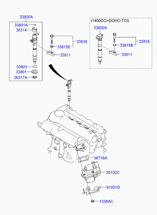 KIA-HYUNDAI 338052A700 - KIA-HYUNDAI 338052A700 - Scut protectie termica, inst. injectie allinparts.ro