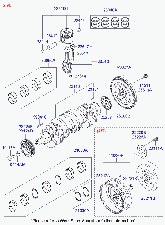 FORD 0K551-11300 - Arbore cotit allinparts.ro