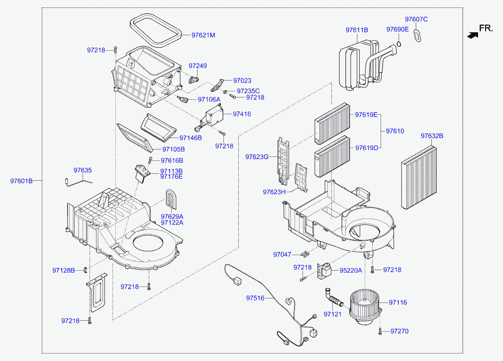 KIA-HYUNDAI 976193D100 - Filtru, aer habitaclu allinparts.ro