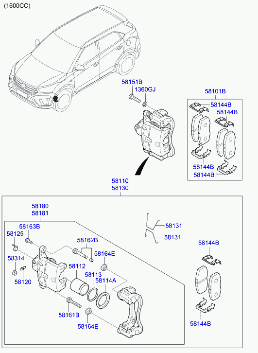 KIA-HYUNDAI 58112-1H000 - Piston, etrier frana allinparts.ro