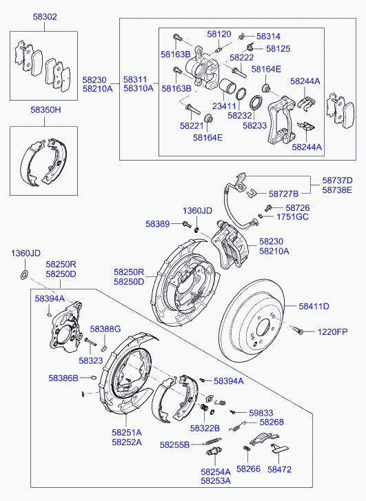 KIA-HYUNDAI 58210-3J500 - Etrier frana allinparts.ro