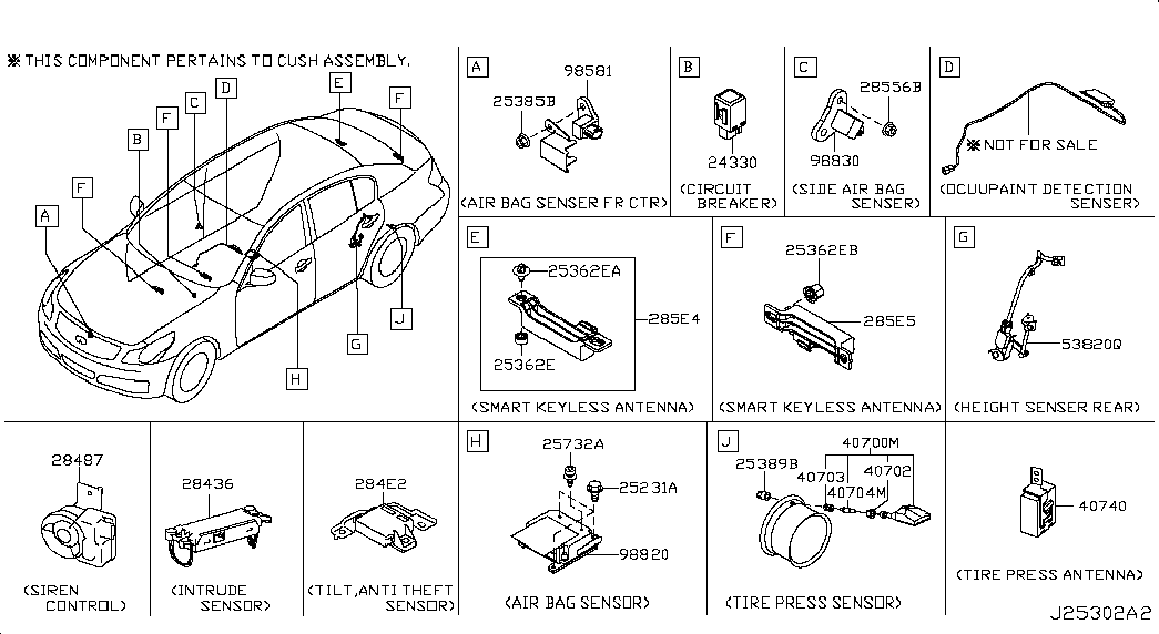 NISSAN 407001AY0A - Senzor, sistem de control al presiunii pneuri allinparts.ro