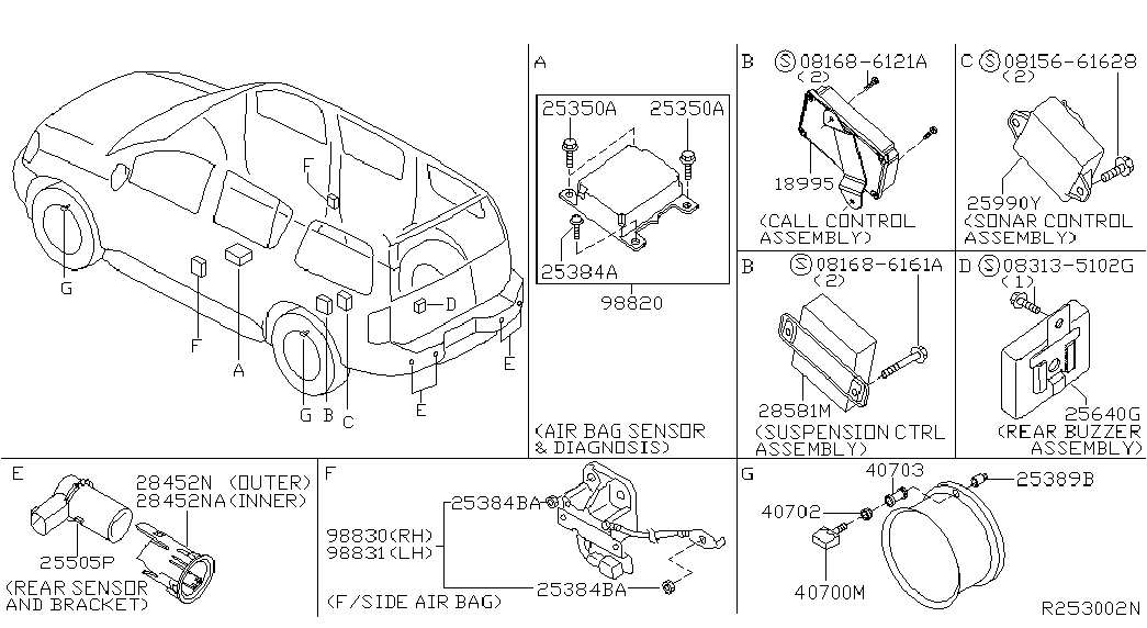 NISSAN 40700-CK001 - Senzor, sistem de control al presiunii pneuri allinparts.ro