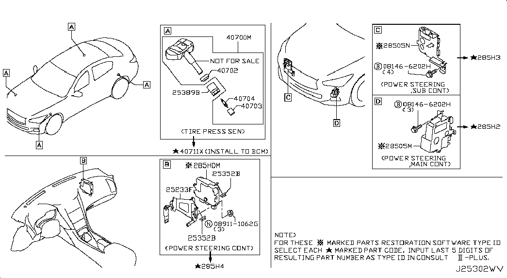 NISSAN 407003JA0B - Senzor, sistem de control al presiunii pneuri allinparts.ro