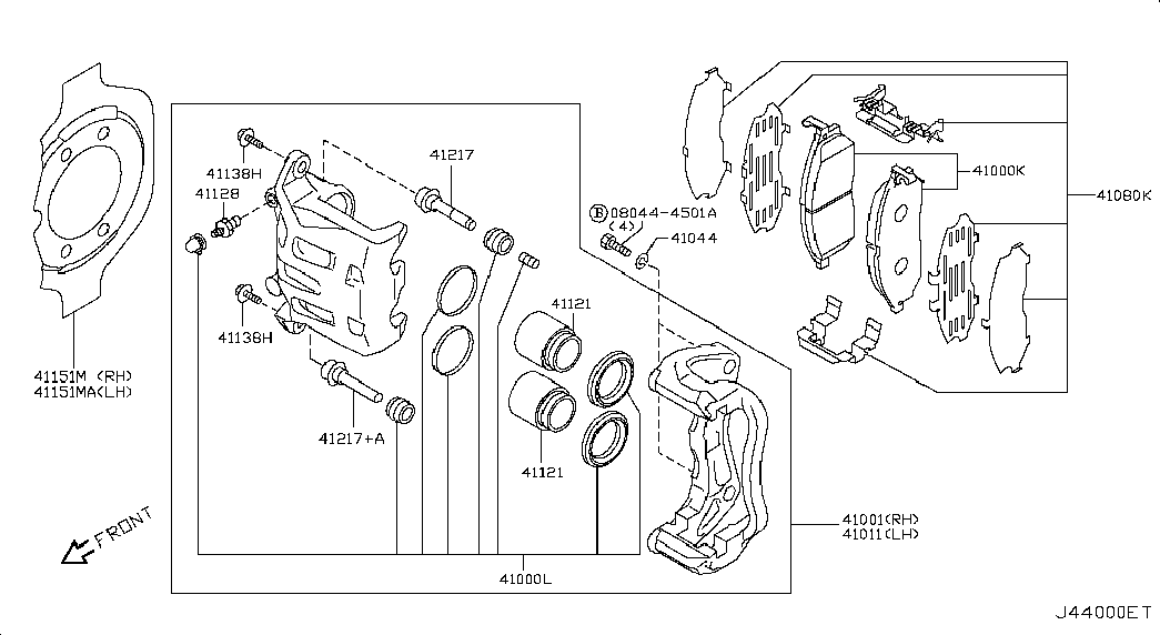 Infiniti 41128AW70A - Surub aerisire, cilindru receptor frana allinparts.ro