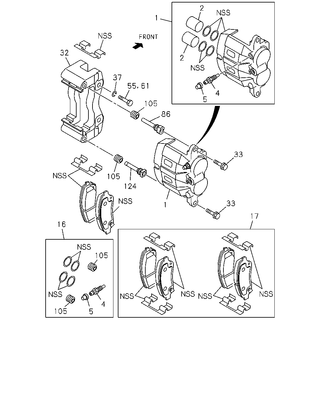 ISUZU 8-98077-996-0 - Etrier frana allinparts.ro