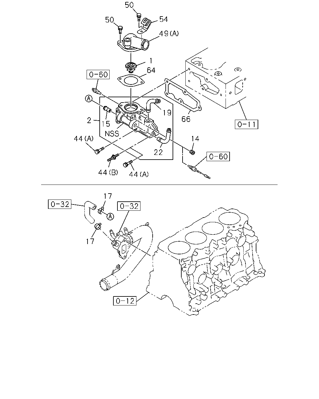 ISUZU 8-98017-027-2 - Termostat,lichid racire allinparts.ro
