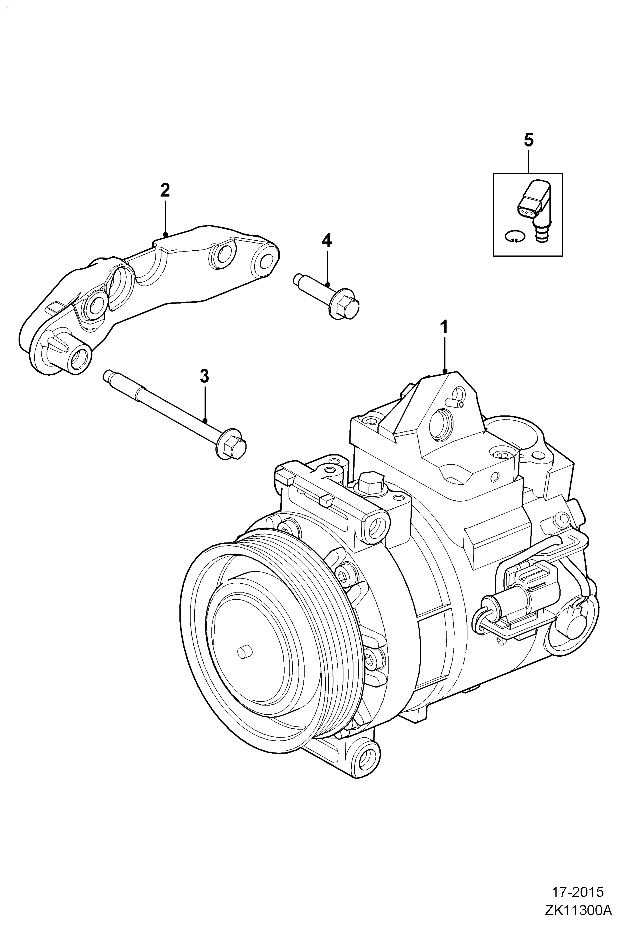Jaguar C2Z4 345 - Compresor, climatizare allinparts.ro
