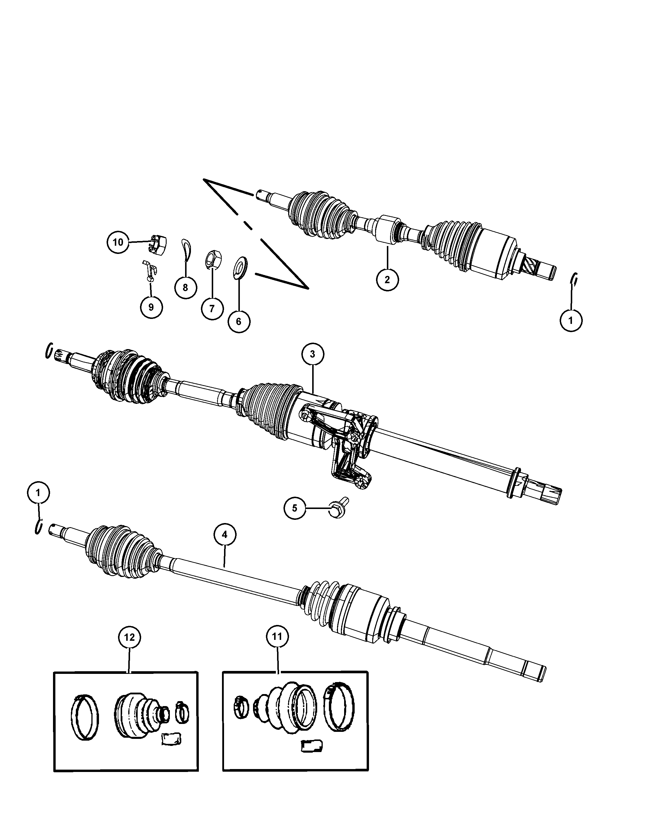 FCA 5105 772AE - Burduf cauciuc, articulatie planetara allinparts.ro
