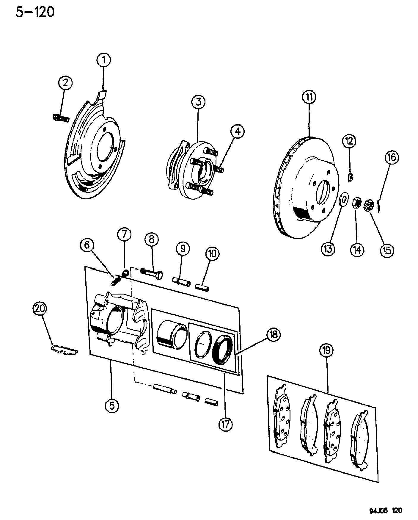 FCA 477 8058 - Set placute frana,frana disc allinparts.ro