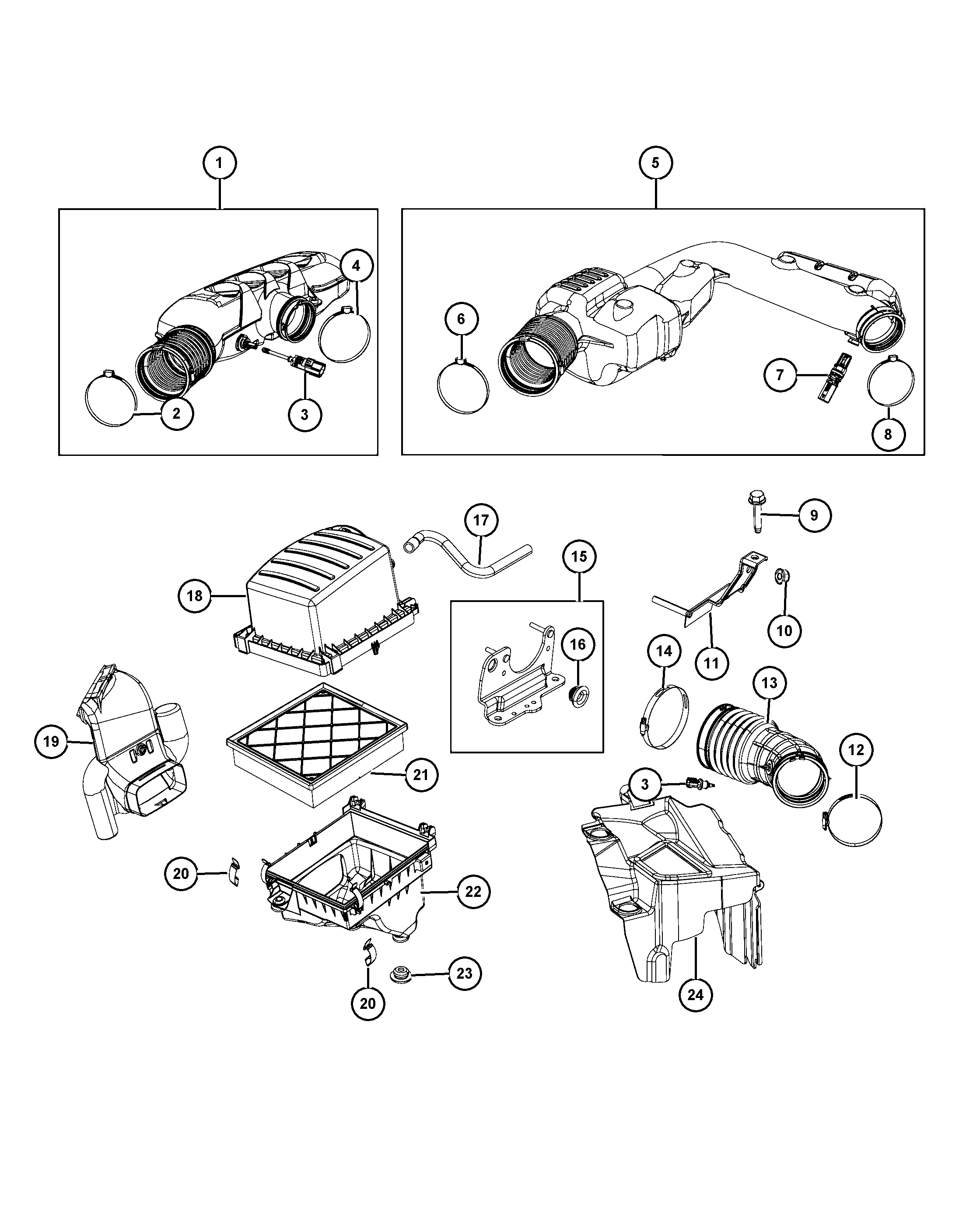 FCA 4861 756AA - Filtru aer allinparts.ro