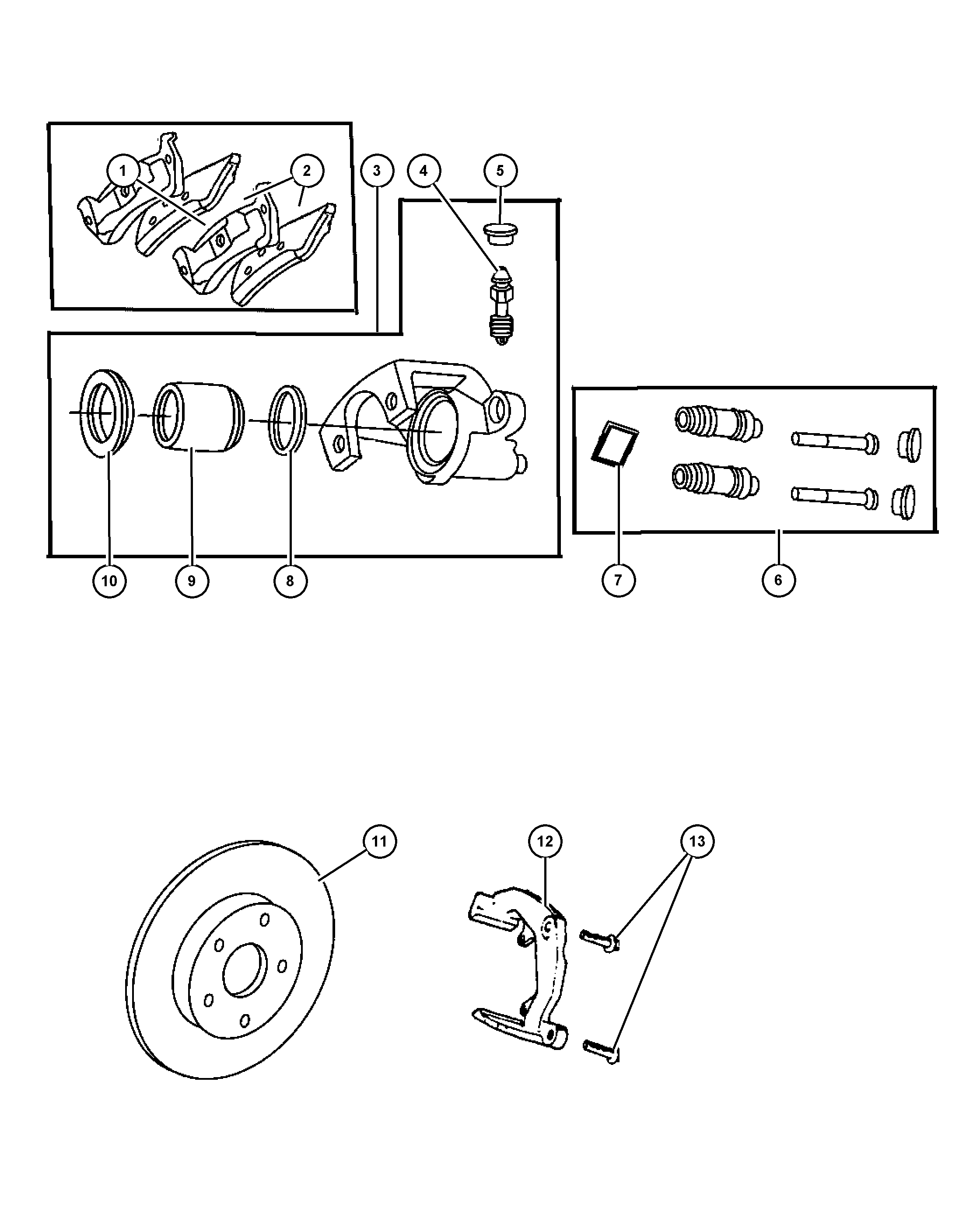 FCA 5011 974AA - Etrier frana allinparts.ro