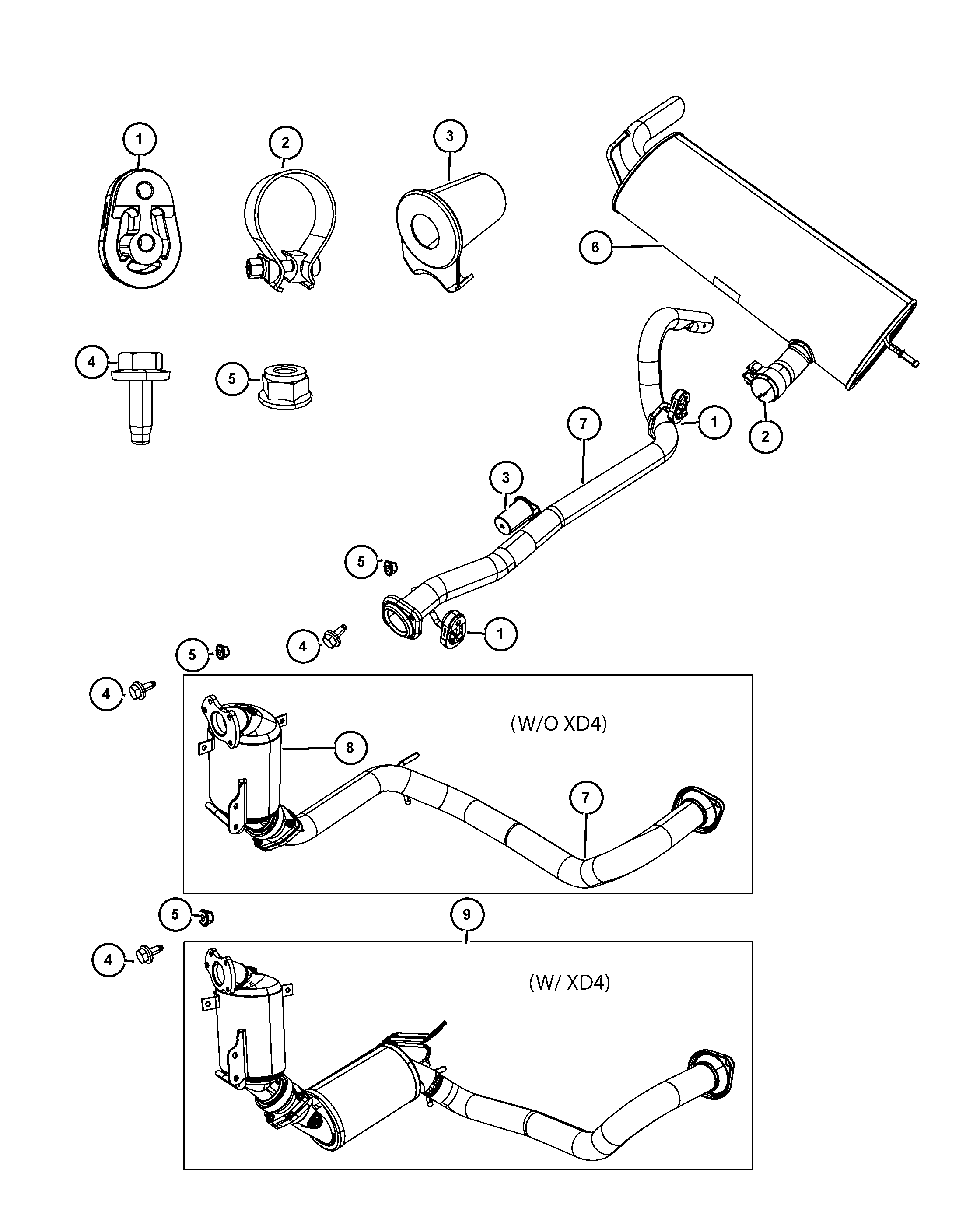 FCA 68045 337AA - Filtru funingine / particule, sist.de esapament allinparts.ro