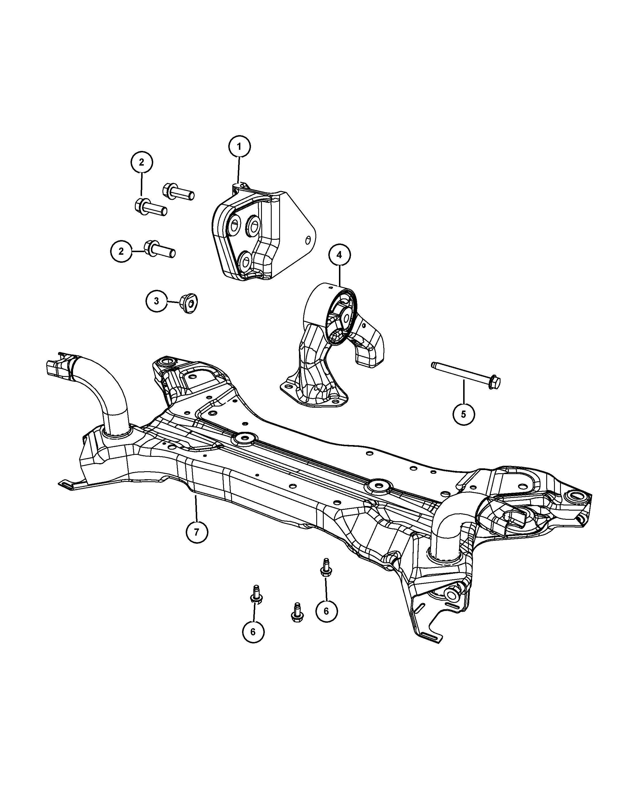 GM 68032 586AF - Suport motor allinparts.ro