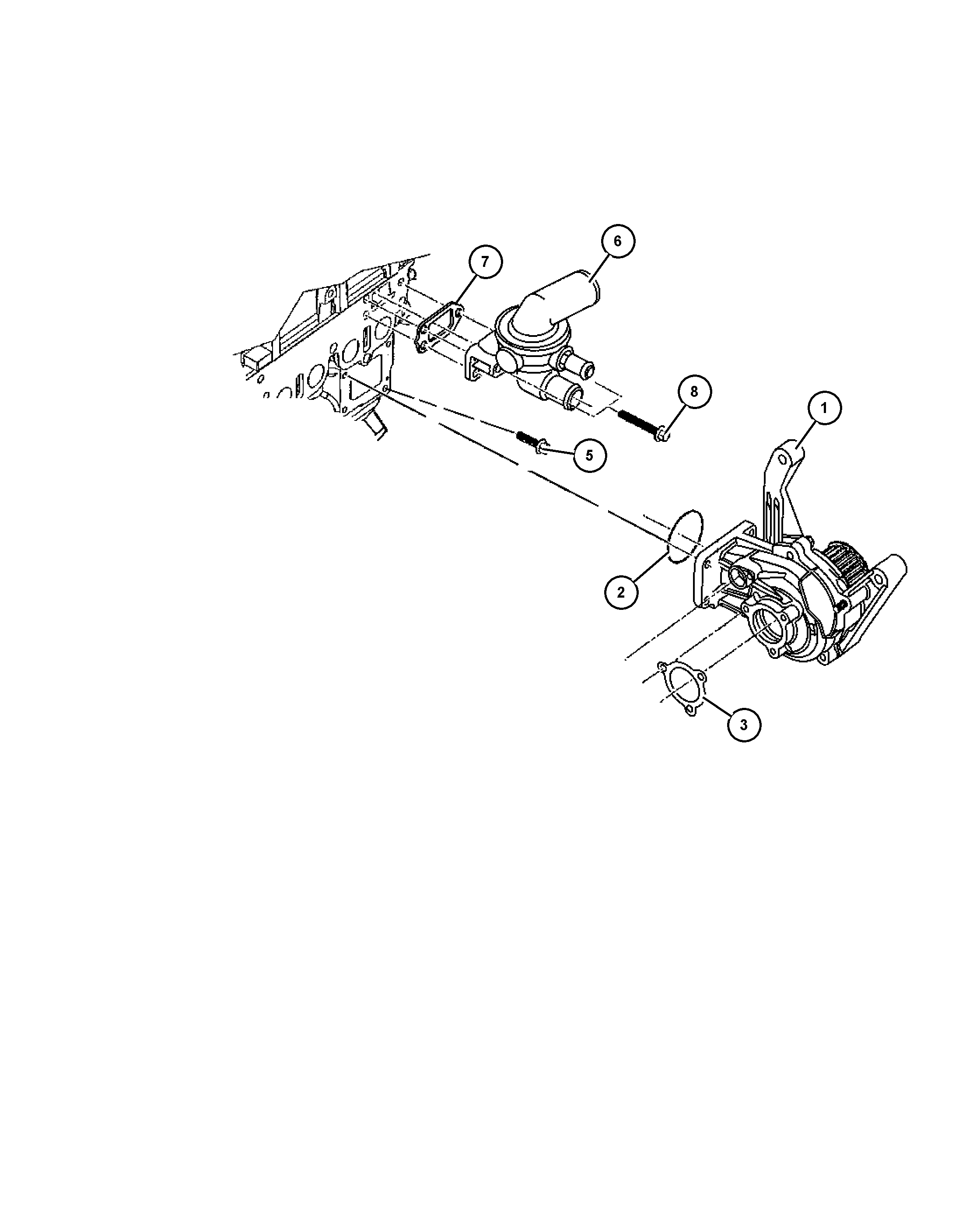 GM 5175 580AA - PUMP WATER allinparts.ro