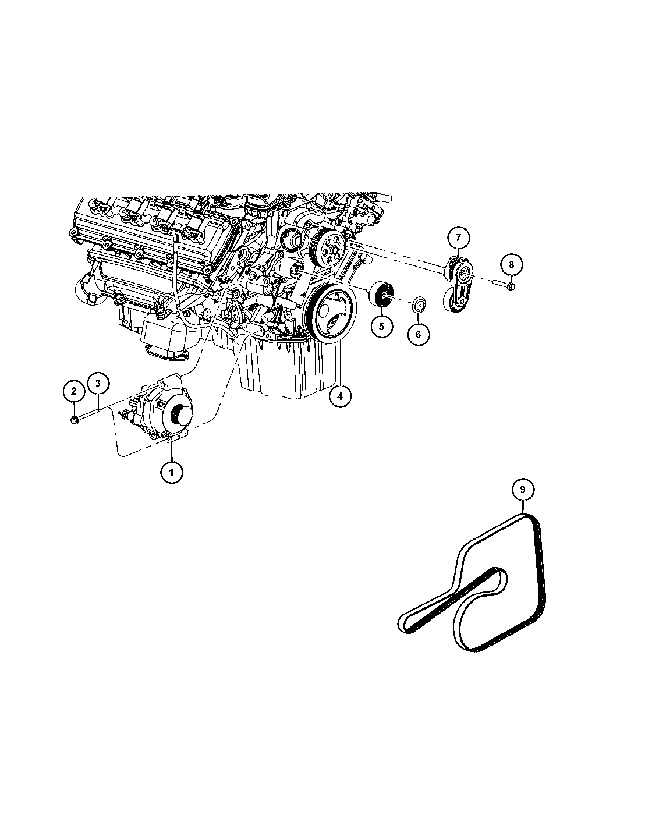 GM 4792 835AA - Rola ghidare / conducere, curea transmisie allinparts.ro
