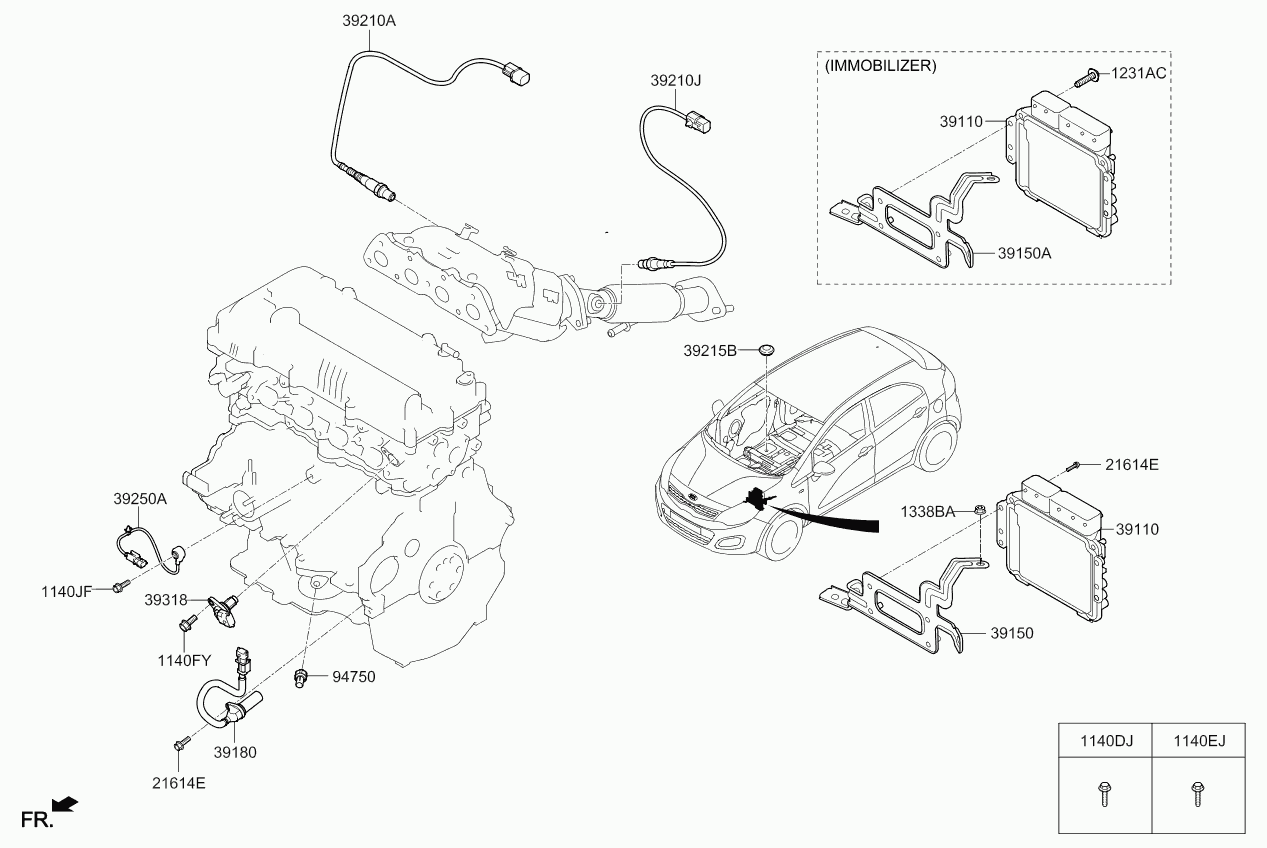 KIA-HYUNDAI 39210 2B310 - Sonda Lambda allinparts.ro