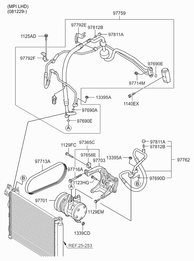 KIA-HYUNDAI 97701-07500 - Compresor, climatizare allinparts.ro