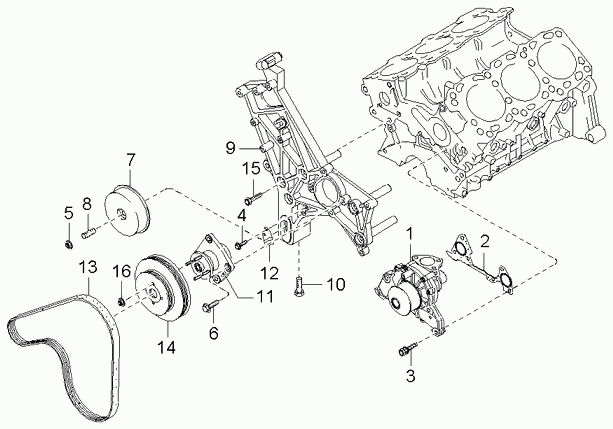KIA-HYUNDAI 25100-39802 - Pompa apa allinparts.ro