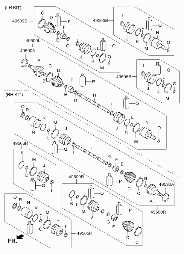 KIA-HYUNDAI 495002P201 - Planetara, Raport transmisie allinparts.ro