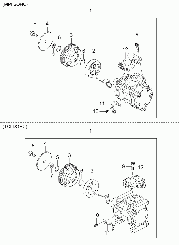 KIA-HYUNDAI 97701-07100 - Compresor, climatizare allinparts.ro