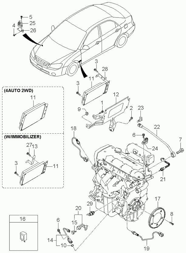 KIA-HYUNDAI 3921026610 - Sonda Lambda allinparts.ro