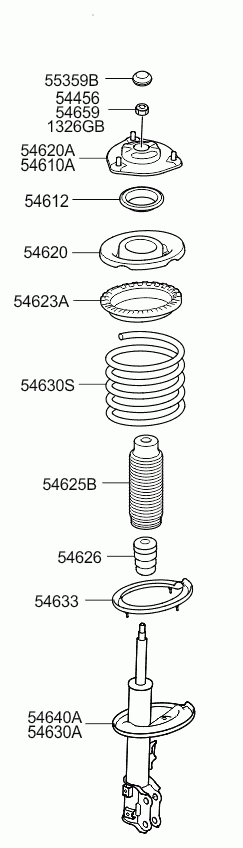 KIA-HYUNDAI 54651-1D200 - Amortizor allinparts.ro