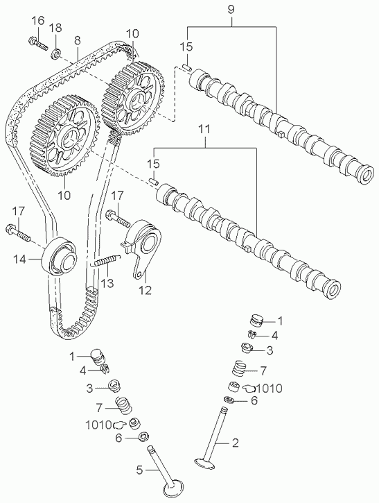 MAZDA 0K93812730 - Rola ghidare / conducere, curea distributie allinparts.ro