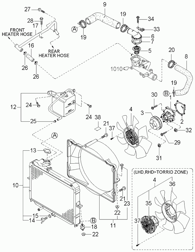 KIA-HYUNDAI 0K756 15171C - Termostat,lichid racire allinparts.ro