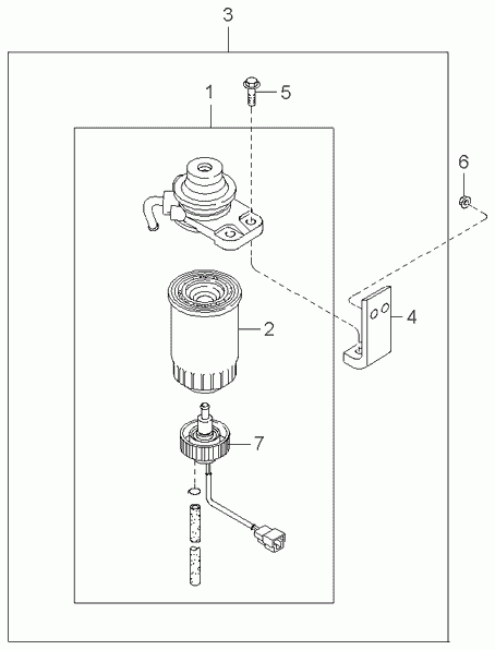 KIA-HYUNDAI 0K71E-23-570 - Filtru combustibil allinparts.ro