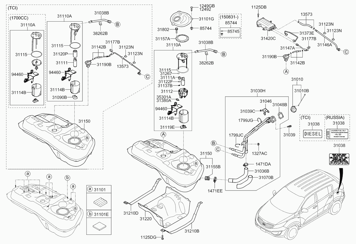 KIA-HYUNDAI 31112-1R100 - Filtru combustibil allinparts.ro