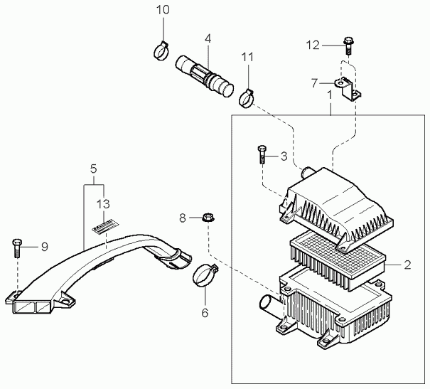 MAZDA 0K02413Z40A - Filtru aer allinparts.ro