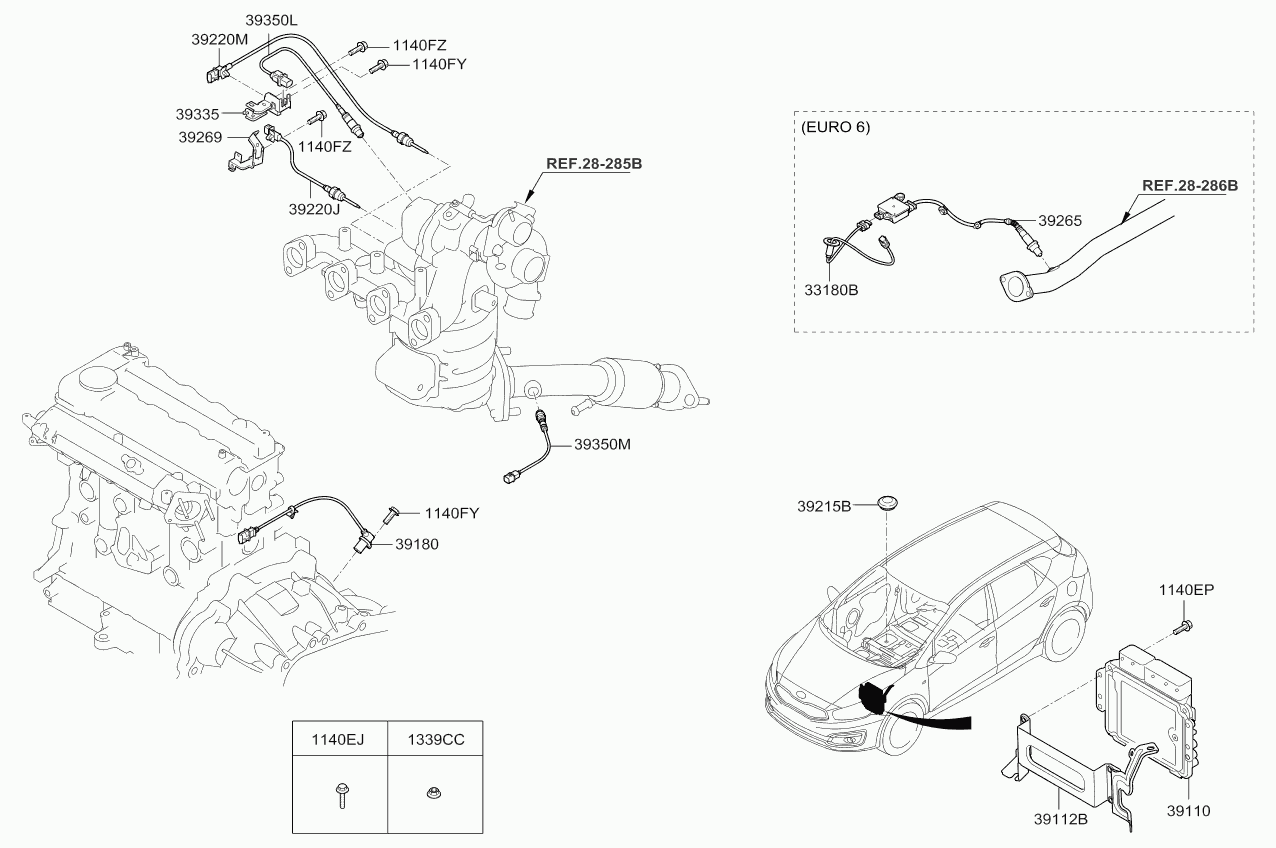 KIA-HYUNDAI 39351-2A634 - Sonda Lambda allinparts.ro