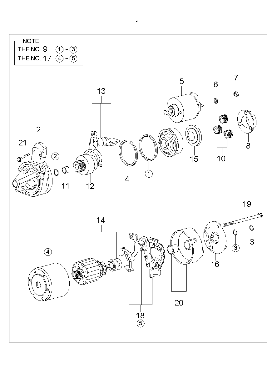 KIA-HYUNDAI 36100-42250 - Starter allinparts.ro