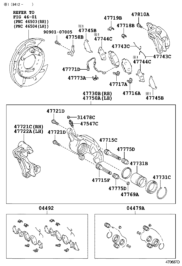 TOYOTA 47730-50111 - Etrier frana allinparts.ro