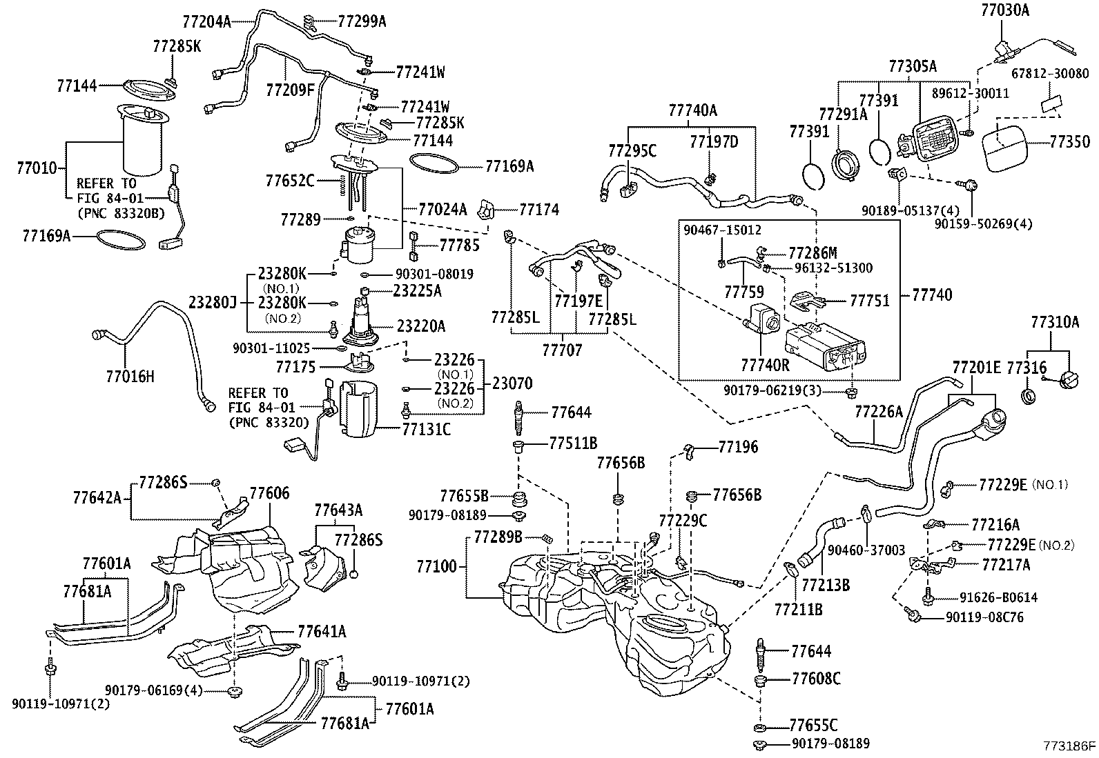 LEXUS 23220-38041 - Pompa combustibil allinparts.ro