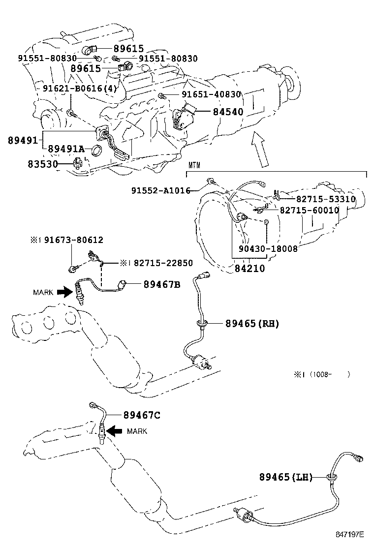 LEXUS 8946730010 - Sonda Lambda allinparts.ro
