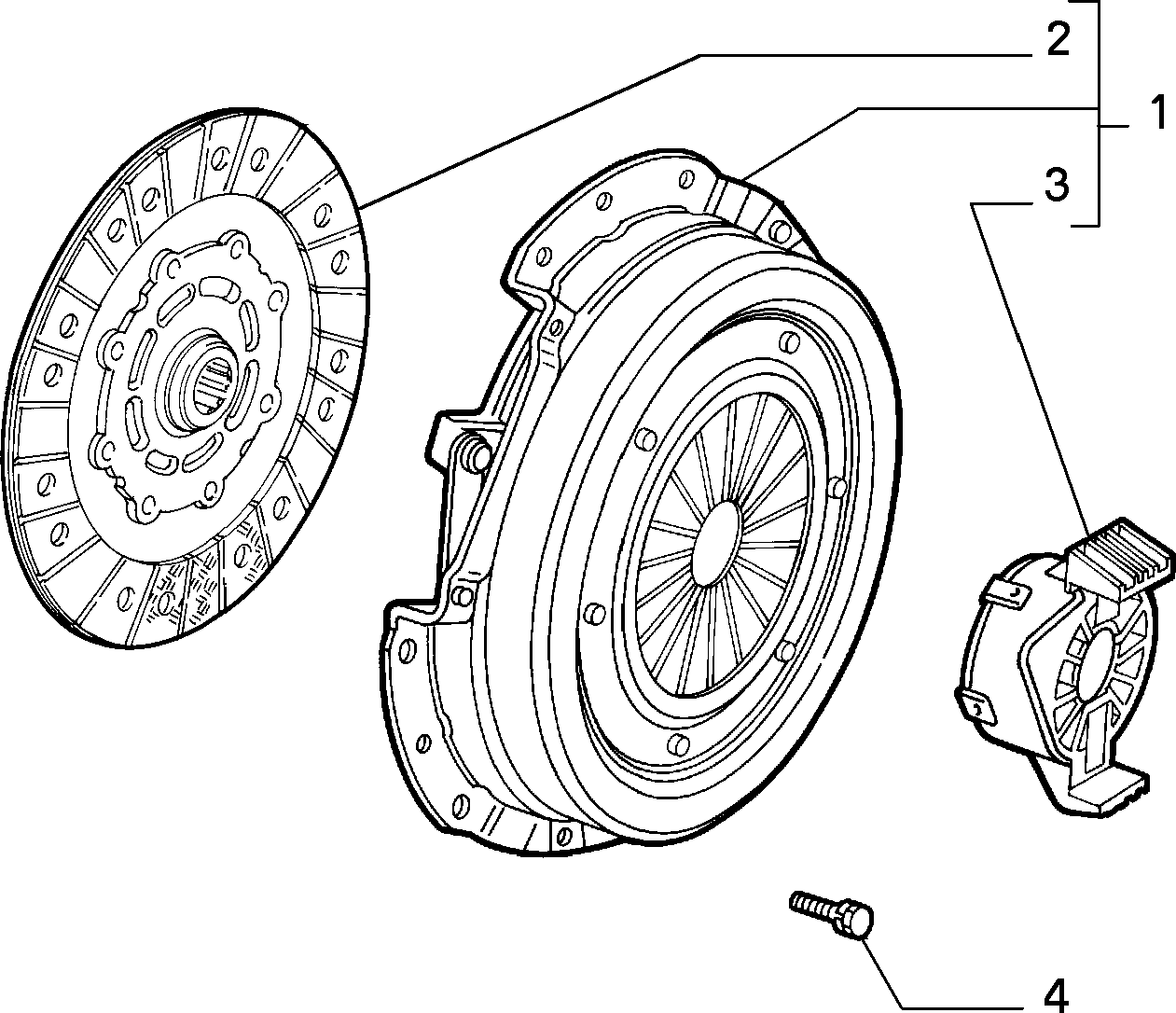 FCA 71715349 - Set ambreiaj allinparts.ro