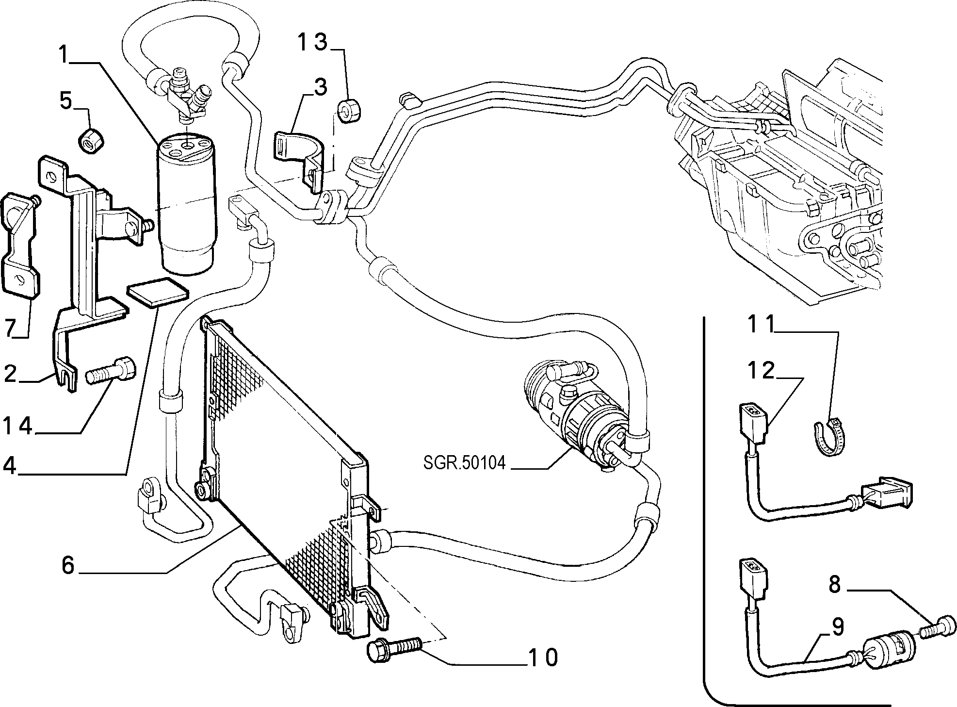 Suzuki 60662250 - Uscator,aer conditionat allinparts.ro