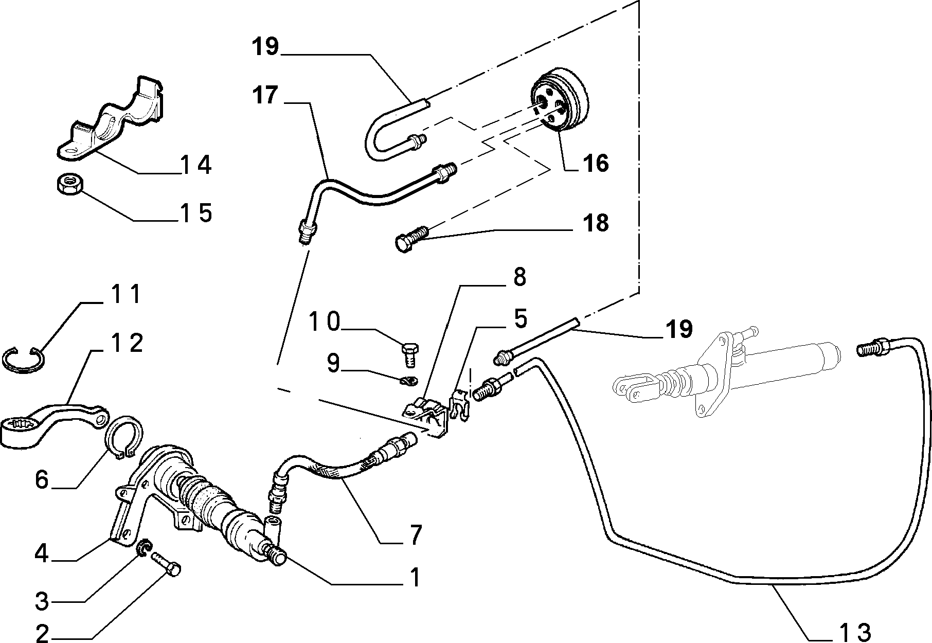 FCA 46421937 - Cilindru receptor ambreiaj allinparts.ro