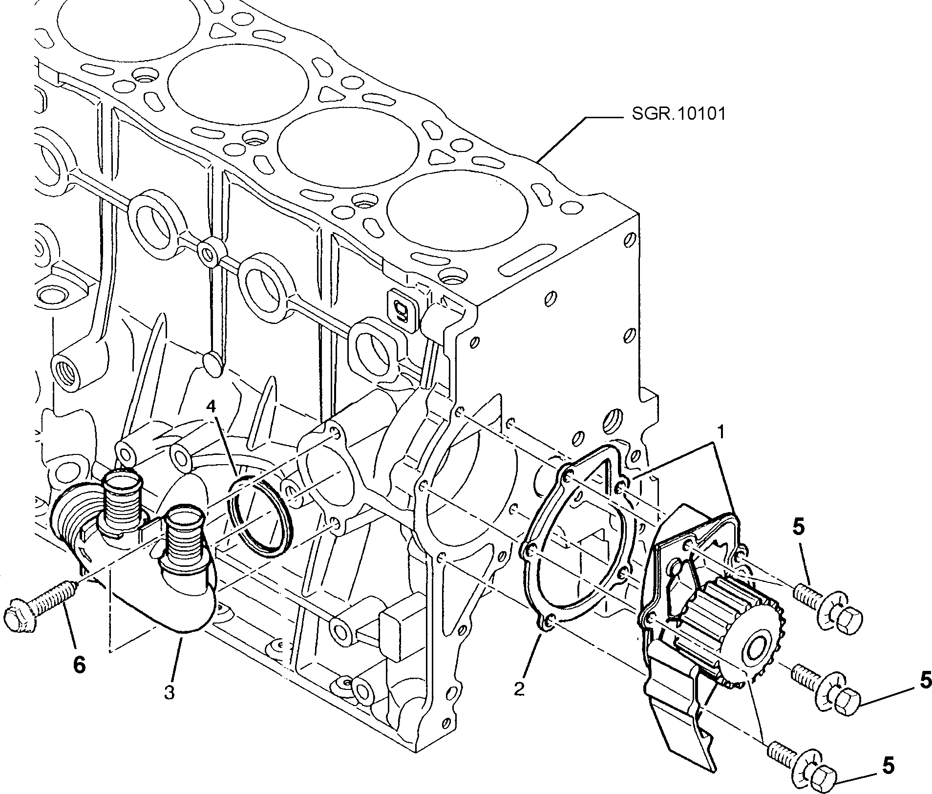 FCA 1609402380 - Pompa apa allinparts.ro
